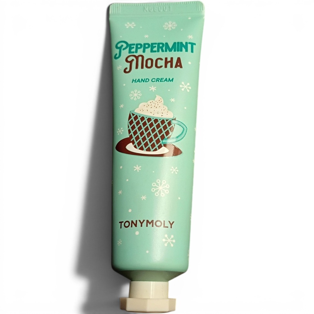 TONYMOLY Peppermint Mocha Hand Cream 30ml 1.01oz Korean Skincare Holiday Scent